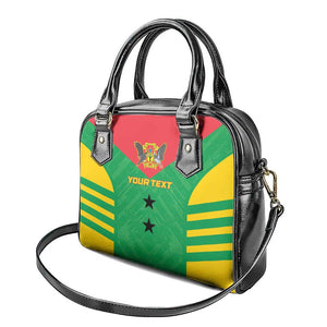 Sao Tome and Principe Football Custom Shoulder Handbag Sporty Style - Green Color