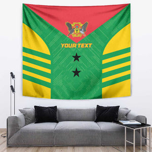 Sao Tome and Principe Football Custom Tapestry Sporty Style - Green Color