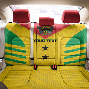 Sao Tome and Principe Football Custom Back Car Seat Cover Sporty Style - Yellow Color