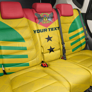 Sao Tome and Principe Football Custom Back Car Seat Cover Sporty Style - Yellow Color