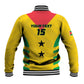 Sao Tome and Principe Football Custom Baseball Jacket Sporty Style - Yellow Color