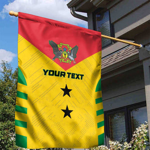 Sao Tome and Principe Football Custom Garden Flag Sporty Style - Yellow Color