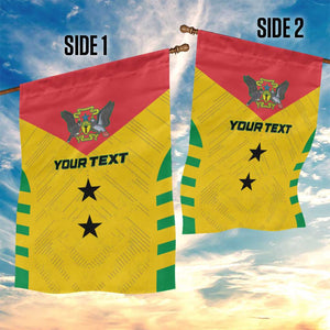 Sao Tome and Principe Football Custom Garden Flag Sporty Style - Yellow Color