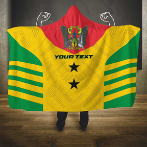 Sao Tome and Principe Football Custom Hooded Blanket Sporty Style - Yellow Color