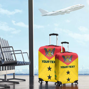 Sao Tome and Principe Football Custom Luggage Cover Sporty Style - Yellow Color