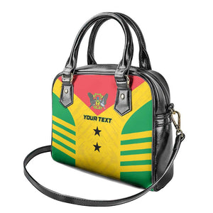 Sao Tome and Principe Football Custom Shoulder Handbag Sporty Style - Yellow Color