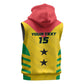 Sao Tome and Principe Football Custom Sleeveless Hoodie Sporty Style - Yellow Color - African Pride