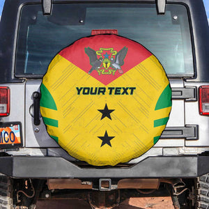 Sao Tome and Principe Football Custom Spare Tire Cover Sporty Style - Yellow Color