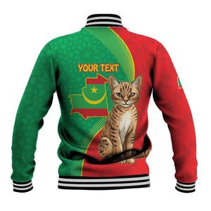 Personalized Mauritania Baseball Jacket Felis Lybica - Islamic Mix African Pattern