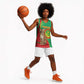 Personalized Mauritania Basketball Jersey Felis Lybica - Islamic Mix African Pattern LT15