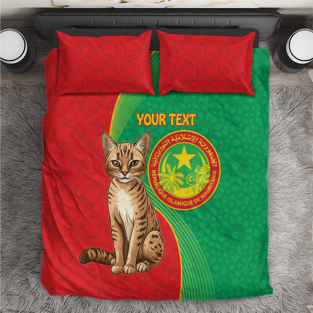 Personalized Mauritania Bedding Set Felis Lybica - Islamic Mix African Pattern