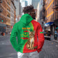Personalized Mauritania Hoodie Felis Lybica - Islamic Mix African Pattern