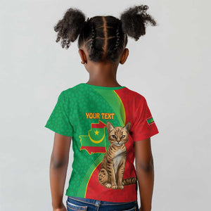 Personalized Mauritania Kid T shirt Felis Lybica - Islamic Mix African Pattern