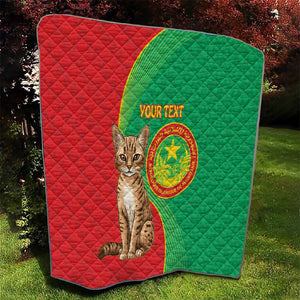 Personalized Mauritania Quilt Felis Lybica - Islamic Mix African Pattern