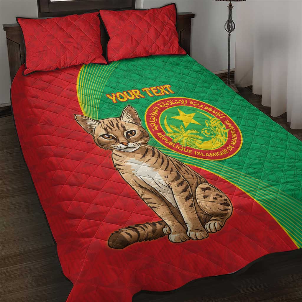 Personalized Mauritania Quilt Bed Set Felis Lybica - Islamic Mix African Pattern