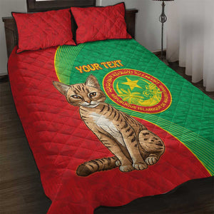 Personalized Mauritania Quilt Bed Set Felis Lybica - Islamic Mix African Pattern