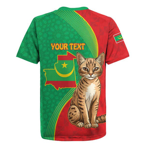 Personalized Mauritania Rugby Jersey Felis Lybica - Islamic Mix African Pattern