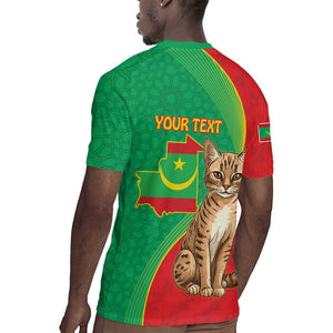 Personalized Mauritania Rugby Jersey Felis Lybica - Islamic Mix African Pattern