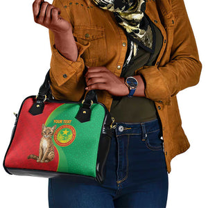 Personalized Mauritania Shoulder Handbag Felis Lybica - Islamic Mix African Pattern