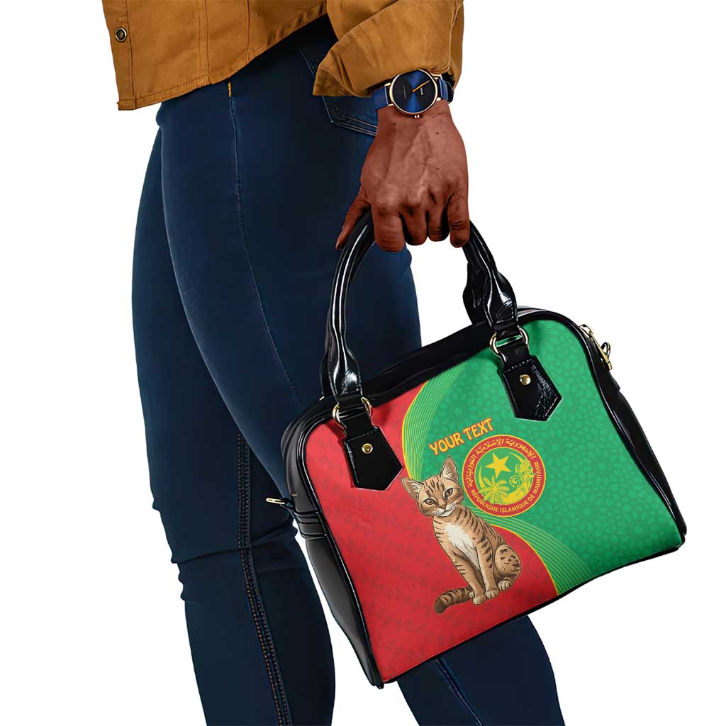 Personalized Mauritania Shoulder Handbag Felis Lybica - Islamic Mix African Pattern