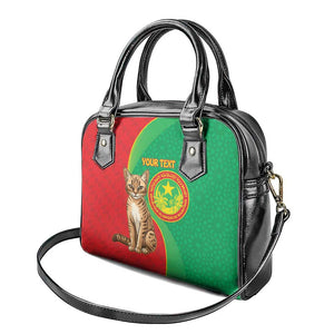 Personalized Mauritania Shoulder Handbag Felis Lybica - Islamic Mix African Pattern