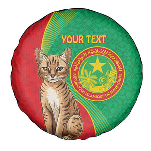 Personalized Mauritania Spare Tire Cover Felis Lybica - Islamic Mix African Pattern