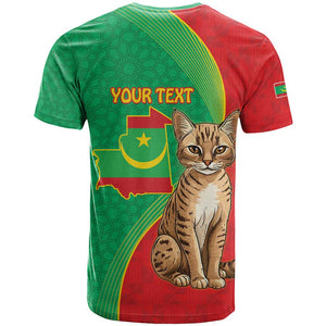 Personalized Mauritania T shirt Felis Lybica - Islamic Mix African Pattern