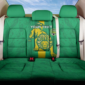 Custom Mauritania Football Back Car Seat Cover Go Lions of Chinguetti