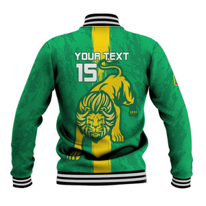 Custom Mauritania Football Baseball Jacket Go Lions of Chinguetti