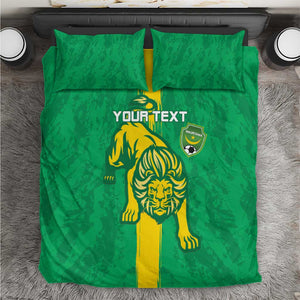 Custom Mauritania Football Bedding Set Go Lions of Chinguetti