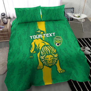 Custom Mauritania Football Bedding Set Go Lions of Chinguetti