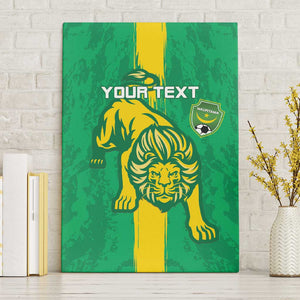 Custom Mauritania Football Canvas Wall Art Go Lions of Chinguetti