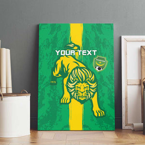 Custom Mauritania Football Canvas Wall Art Go Lions of Chinguetti