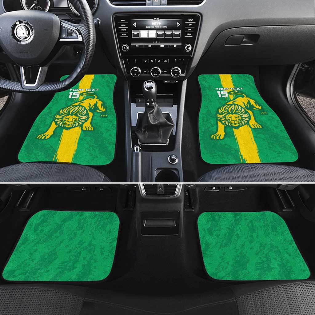 Custom Mauritania Football Car Mats Go Lions of Chinguetti