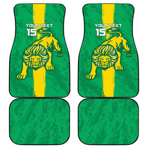 Custom Mauritania Football Car Mats Go Lions of Chinguetti