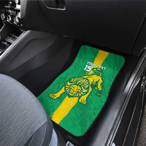 Custom Mauritania Football Car Mats Go Lions of Chinguetti