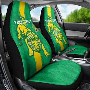 Custom Mauritania Football Car Seat Cover Go Lions of Chinguetti