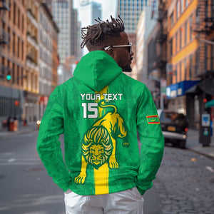 Custom Mauritania Football Hoodie Go Lions of Chinguetti