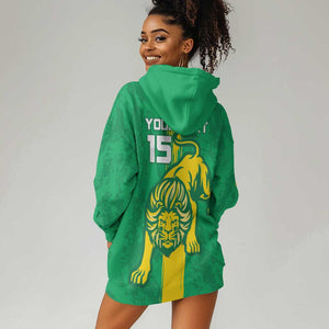 Custom Mauritania Football Hoodie Dress Go Lions of Chinguetti