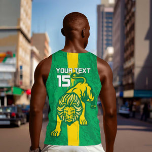 Custom Mauritania Football Men Tank Top Go Lions of Chinguetti