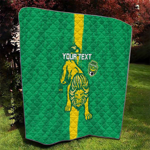 Custom Mauritania Football Quilt Go Lions of Chinguetti