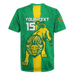 Custom Mauritania Football Rugby Jersey Go Lions of Chinguetti