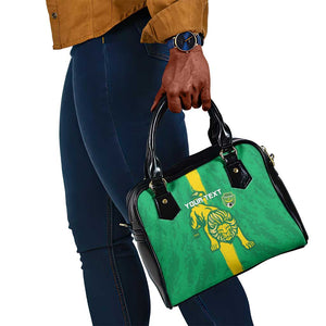 Custom Mauritania Football Shoulder Handbag Go Lions of Chinguetti