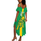 Custom Mauritania Football Summer Maxi Dress Go Lions of Chinguetti