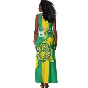 Custom Mauritania Football Tank Maxi Dress Go Lions of Chinguetti