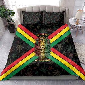 Legend Reggae Marley Football Bedding Set Rasta Lion