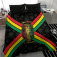 Legend Reggae Marley Football Bedding Set Rasta Lion