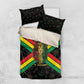 Legend Reggae Marley Football Bedding Set Rasta Lion
