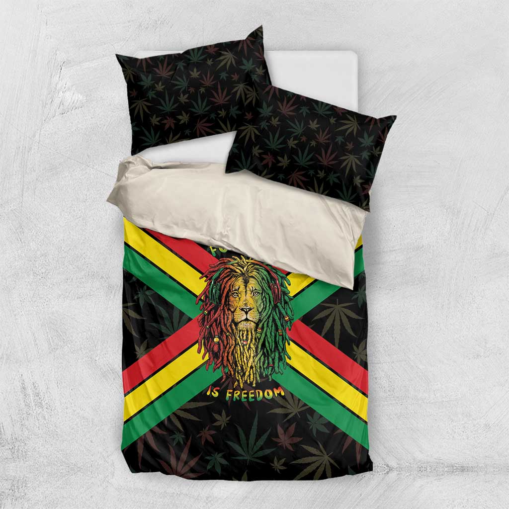 Legend Reggae Marley Football Bedding Set Rasta Lion
