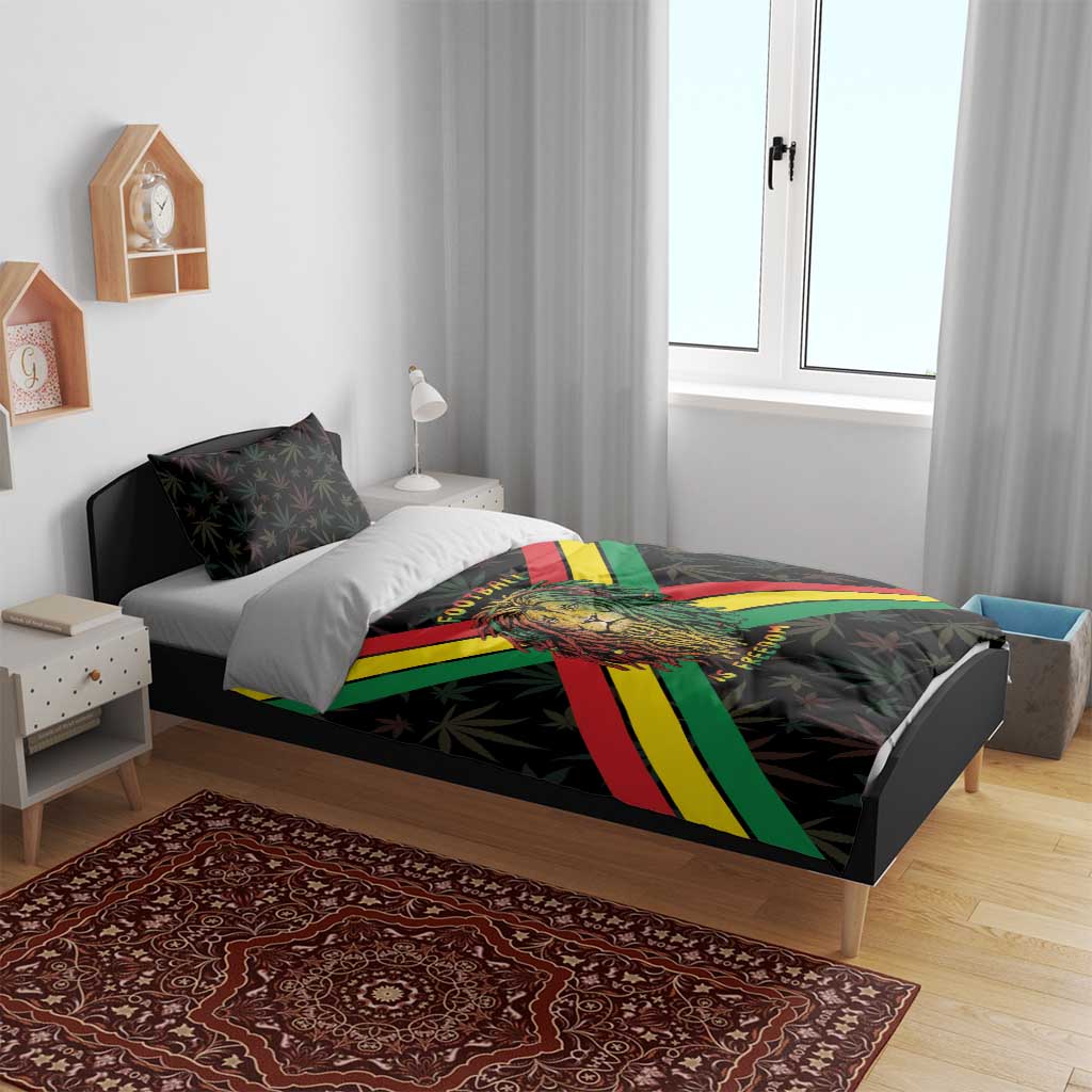 Legend Reggae Marley Football Bedding Set Rasta Lion